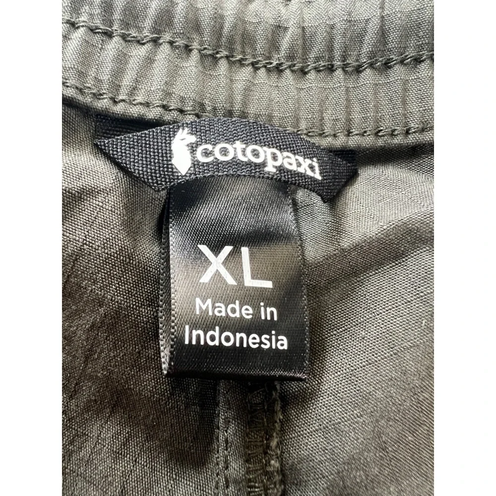 Cotopaxi Mens XL Pants Salto‎ Ripstop Green Elastic Drawstring Hiking NWOT